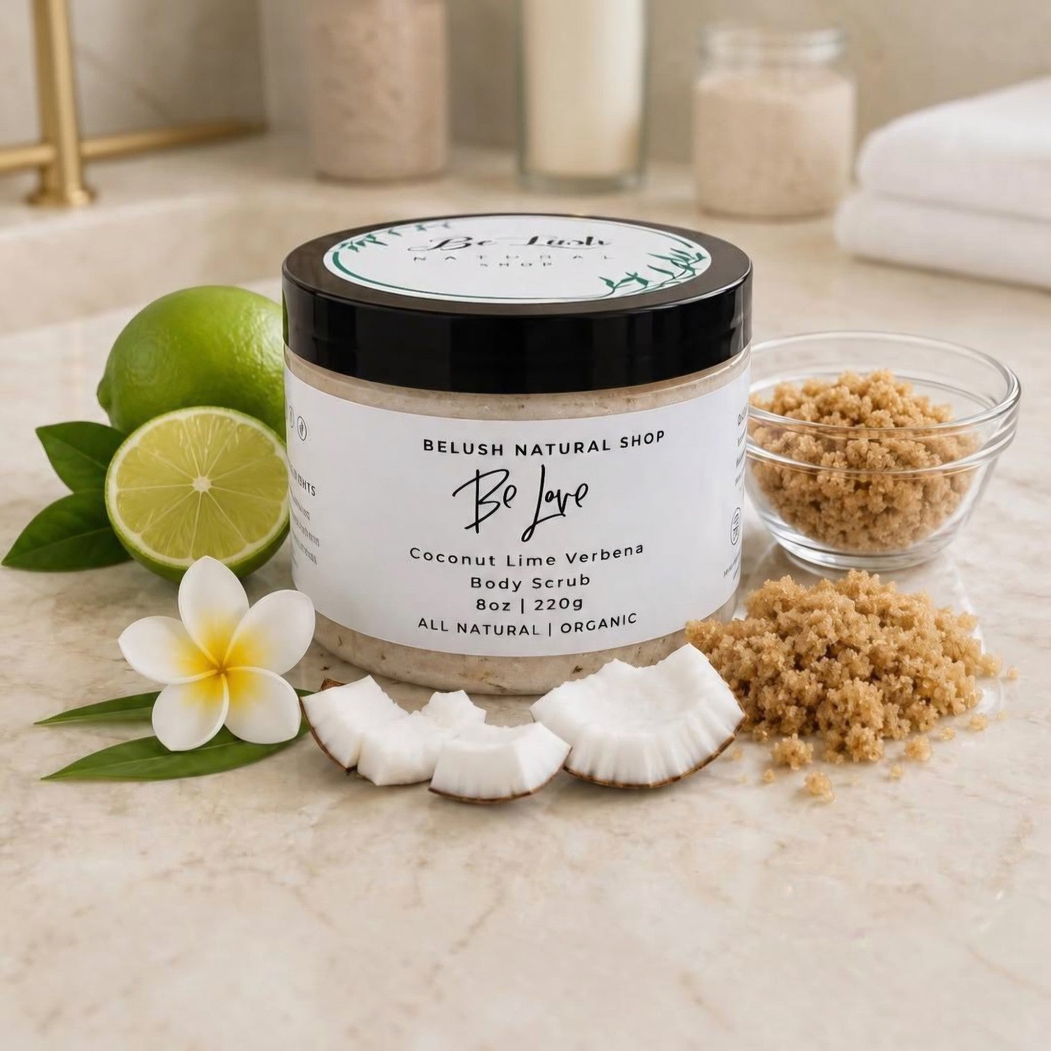 Coconut Lime Verbena Body Scrub